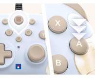 Hori Pad przewodowy - Turbo Eevee Cottage Core - Switch 2 - 1366971 - zdjęcie 7